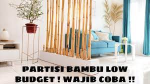 Sekat ruangan dari batang bambu. Tutorial Partisi Bambu Minimalis Youtube