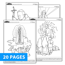 Adult coloring pages are a fun way for kids of all ages to develop creativity, focus, motor skills and color recognition. Children Of Fatima Coloring Download