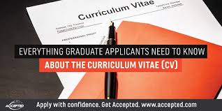 graduate school resume and cv tips