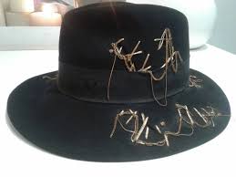 Chapeau Noir Maison Michel Destroyed Modele Rare Preppy Wardrobe Fashion Headpiece