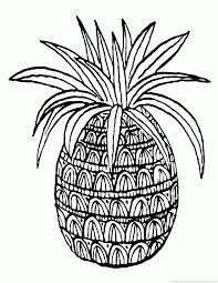 Thousands of complex images for advanced colorists ready to print! Easy Pineapple Coloring Page Novocom Top