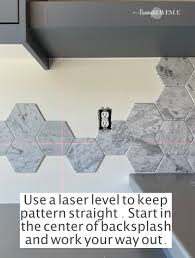 Peel and stick real marble tile. Peel Stick Marble Tile Backsplash Remington Avenue