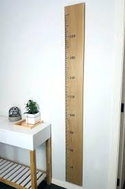 Wood Height Chart Wooden Ruler Image Ireland Adykenzie