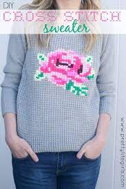 Maybe you would like to learn more about one of these? Diy Cross Stitch Sweater In A Few Easy Steps Diy Candy