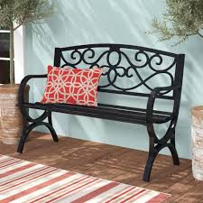 A seat in your garden, a welcoming spot of comfort at the entrance of your home, or a smart alternative to multiple chairs at table or in a patio setting. Metal Patio Benches On Sale Now Wayfair