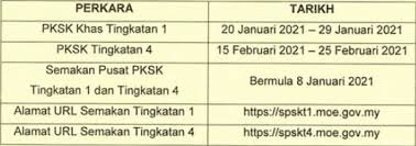 Tarikh Baharu Pelaksanaan Pentaksiran Kemasukan Sekolah Khusus Pksk Tingkatan 1 4 Tahun 2021 Edu Bestari
