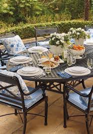 Carlisle Dining In Onyx Finish Frontgate In 2020 Patio Patio Inspiration Patio Decor