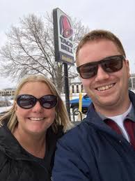 Amy Bell I remember visiting you and him when y'all worked at that awful  taco place