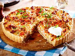 Es ist zwar herbstlich kühl, aber zum glüc. Quiche Herzhafter Kuchen Aus Frankreich Lecker