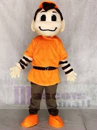 The cleveland browns team mascots include chomps, swagger, and brownie the elf. Brownie Elf Sports Mascot Costumes Of American Football Team Cleveland Browns