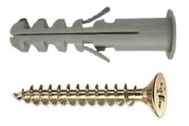 Atornille el soporte para la función del taco de expansión. Uruelectric Srl Uruguay 50 Unidades De Tacos Fisher Con Tornillos NÂº6 86 Facebook