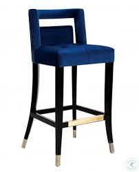 1.professional manufacturer of metal chairs and stools 2.1. Hart Navy Velvet Counter Stool From Tov Homegallerystore Com Tov Bs24