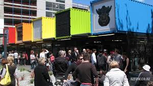 I organized crane for monday feb 7 to get the containers on top of. Re Start Shipping Container Mall Opens In Christchurch But Faces Lawsuit