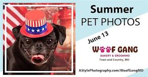 Summer Pet Photos at Woof Gang Bakery