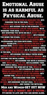 Verbal abuse is the most common forms of emotional abuse, but it's often unrecognized, because it may be subtle and insidious. Verbal Abuse Quotes
