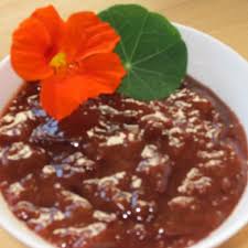 Pflaumensosse Zu Gegrilltem Rezept Rezepte Lebensmittel Essen Fischrezepte