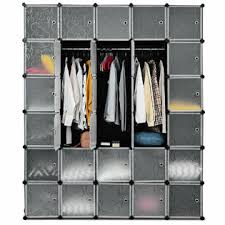 Bedroom closet organizer clothing storage. Generic 30 Cube Clothes Organizer Storage Cubes Portable Wardrobe Bedroom Storage Cubby