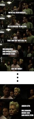 Für die rolle der transsexuellen rayon im drama dallas buyers club erhielt er 2014 den oscar als bester nebendarsteller. My Favorite Fight Club Scene 9gag