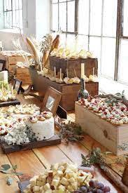 Rustic Buffet Table Setting Google Search Food Displays Buffet Food Food Display