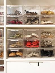 Mar 20, 2019 · for shoes, consider storing seasonal pairs away, in clear plastic bins, or using a hanging shoe bag to keep them off the floor. Bedroom Closet Organization Hacks Clothes Organization Storage And Organization