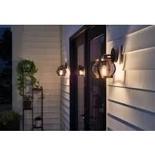 Kichler Barrington 9 55 In H Distressed Black And Aged Wood Medium Base E 26 Outdoor Wall Light Lowes Com Outdoor Wall Lighting Wall Lights Outdoor Lighting Design