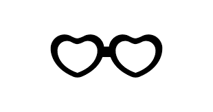 Heart Shaped Eyeglasses Free Vector Icons Designed By Freepik Vector Icon Design Heart Shapes Vector Free