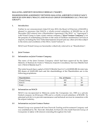 To operate at one of our airports, contact a high rank or the chairman directly. Malaysia Airports Holdings Berhad Mahb