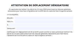Le gouvernement a mis en ligne la nouvelle attestation pour le confinement. Nouvelle Attestation De Deplacement Derogatoire Pb Avocats