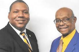 Omega Psi Phi presents next year's new officers –