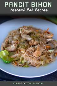 Instant Pot Pancit Bihon Pancit Bihon Recipe Pancit Recipes
