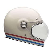 bell bullitt deluxe helmet stripes pearl white