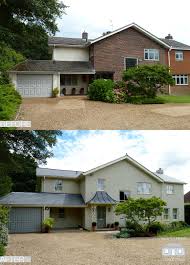 I'm the first to admit we feature a lot of kitchens that are beyond most budgets (including mine). Exterior Transformation In Reigate Surrey By Back To Front Exterior Design This House Had A Good Shape B Exterior House Remodel Exterior Remodel Facade House