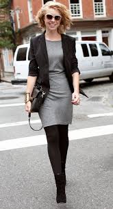Ann Taylor Outfit Grey Dress Outfit Work Outfit Office Wear Dresses