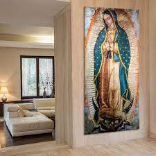 Maybe you would like to learn more about one of these? Lady Of Guadalupe Multi Panel Canvas Wall Art Home Altar Catholic Catholic Decor Home Altar