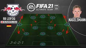 Yussuf poulsen only has five goals this season, but his 13 assists show his value to nagelsmann's side. Fifa 21 Custom Tactics Julian Nagelsmann Rb Leipzig 3 4 2 1 Formation Player Instructions Youtube