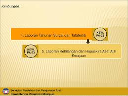 Memberi penjelasan mengenai pekeliling perbendaharaan bil.5 tahun 2007 tatacara pengurusan aset alih kerajaan (tpa). Peranan Pegawai Aset Bahagian Perolehan Dan Pengurusan Aset Ppt Download
