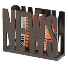 Porte Revues News Mdf Decor Brun