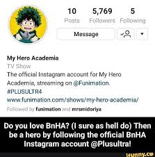 My Hero Academia The Ofﬁcial Instagram Account For My Hero Academia Streaming On Funimation Plusultr4 Www Funimation Com Shows My Hero Academia Funimation My Hero Academia My Hero Hero