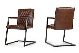 Dining room furniture set modern contemporary round kitchen table and chairs. Lipan Modern Cognac Dining Arm Chair Set Of 2