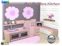 Sims 4 Cc Custom Content Clutter Decorations Furniture Jomsims Rea Toddlers Kitchen Kid Children Toddler Bed Toddler Kitchen Sims 4 Cc Furniture Sims