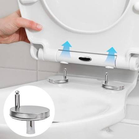 Bộ giữ kết nối nắp bồn cầu - Bản lề cố định nắp bồn cầu chống nước - Phụ tùng thay thế phụ kiện lắp nhanh - Tăng cường an ninh phòng tắm - Phụ kiện ...