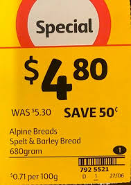 Blt is an english wordplay for bacon, lettuce & tomato. Alpine Breads Spelt Barley Fodmap Bread At Coles Facebook