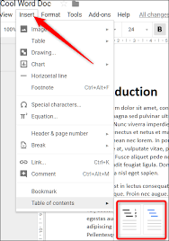 Mla 8 format in google docs google docs is a word processor made for use in the online environment. How To Create A Table Of Contents In Google Docs