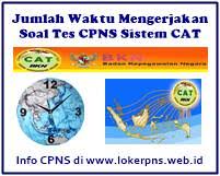 Jumlah Waktu Mengerjakan Soal Tes Cpns Sistem Cat 2021 Kerja Dan Usaha 2021 2022