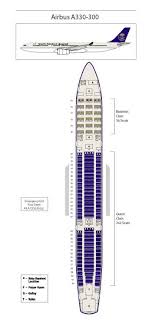Saudi Arabian Airlines Airbus A330 300 Seating Chart Plan