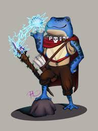 Grung sorcerer spellbound by his magic by Retness -- Fur Affinity [dot] net