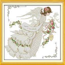 New quality free cross stitch pattern added weekly for everyone to share. Flower Married Yarn Counted Fairy Cross Stitch Roses Angel Wedding Patterns Dmc Cross Stitch Kits For Embroidery 11ct 14ct Cross Stitch Kits Fairy Cross Stitchdmc Kit Aliexpress