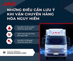 Những điều cần lưu ý khi vận chuyển hàng hóa nguy hiểm – Nhà Máy JAC Việt  Nam