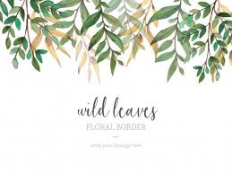 Download Beautiful Border With Wild Leaves For Free Wedding Card Design Vector Free Freepik