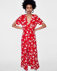 Image 2 De Robe Longue A Imprime Floral De Zara Robe Longue Robe Imprimes Floraux